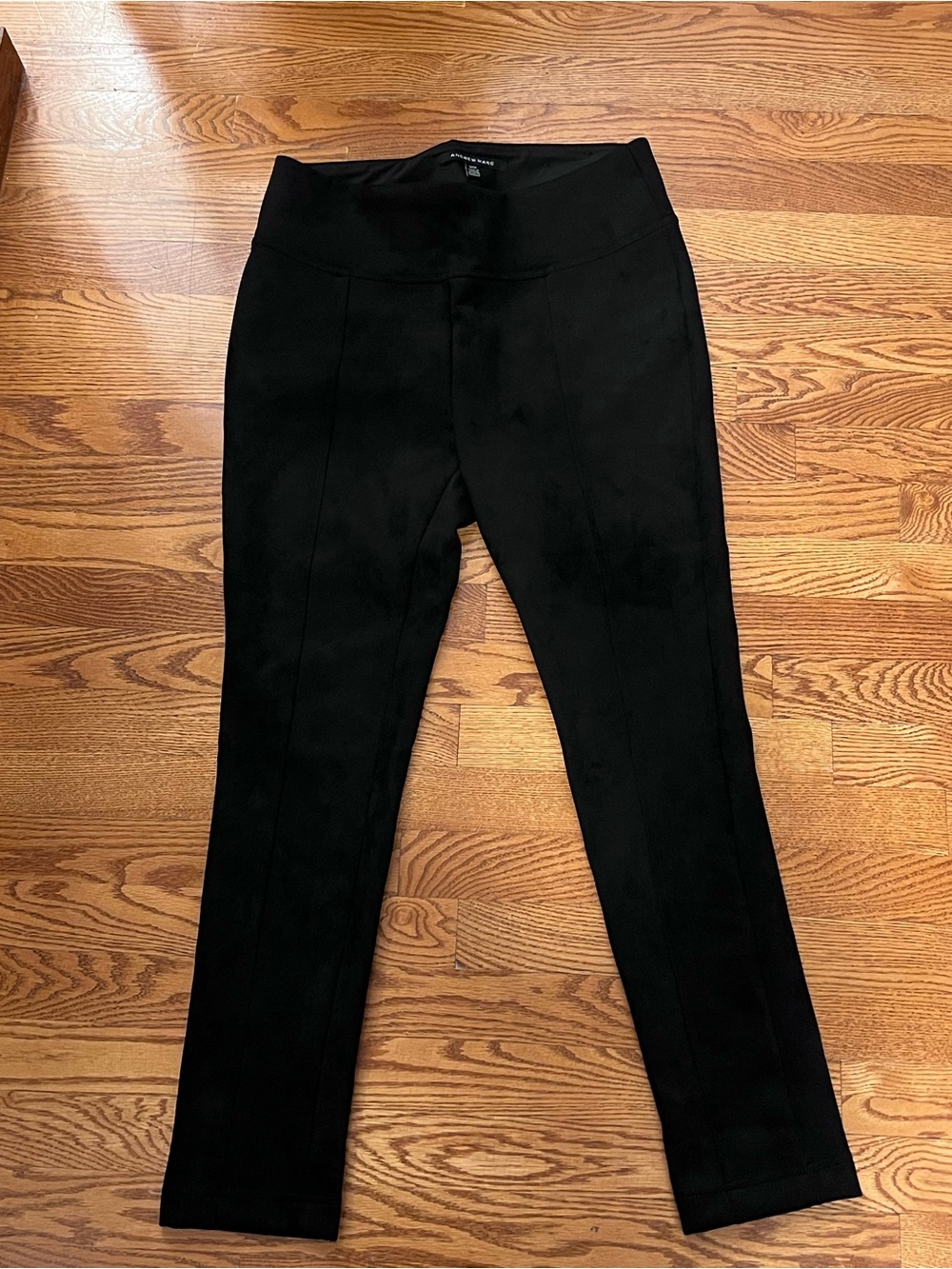 Andrew Marc Black Slim Ponte Pull-On Pants